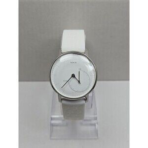 Nokia Steel Hybrid Smartwatch White Dial Activity Sleep Tracker New Battery
